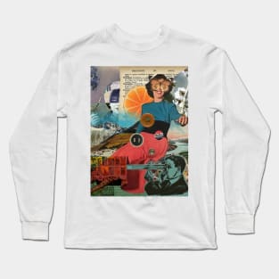 Old Style Friendship - Surreal/Collage Art Long Sleeve T-Shirt